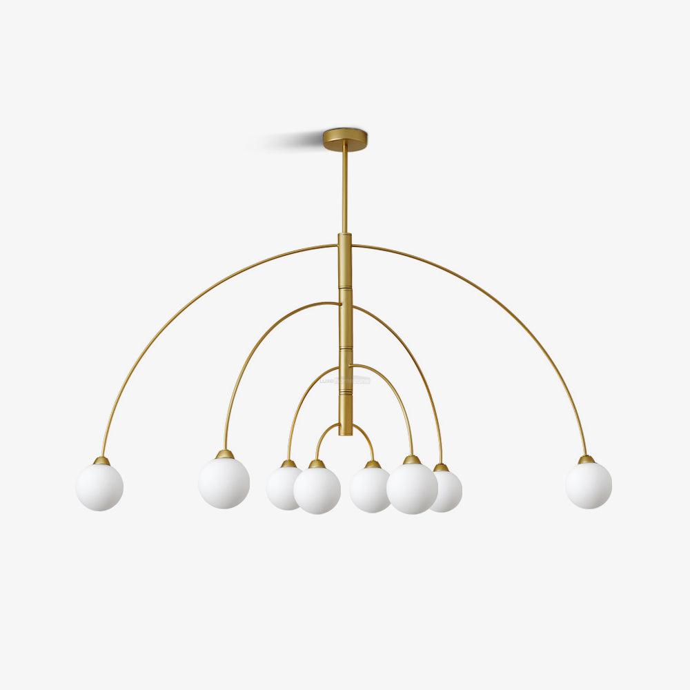 Prescott Chandelier with 4/6/8 heads - Bend, Marshmallow Chandelier-1-Luxehomezone