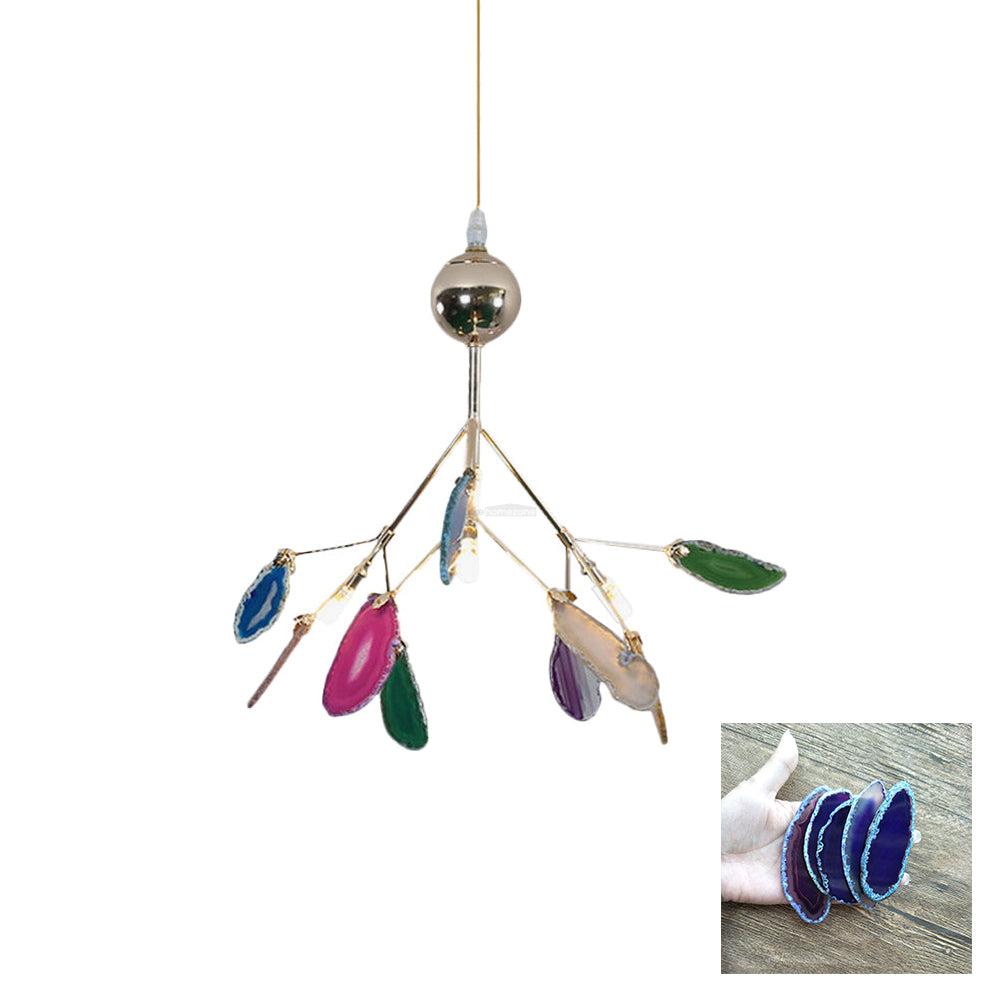Agate Flake Chandelier with 4/12/16/20 heads - Branch-1-Luxehomezone