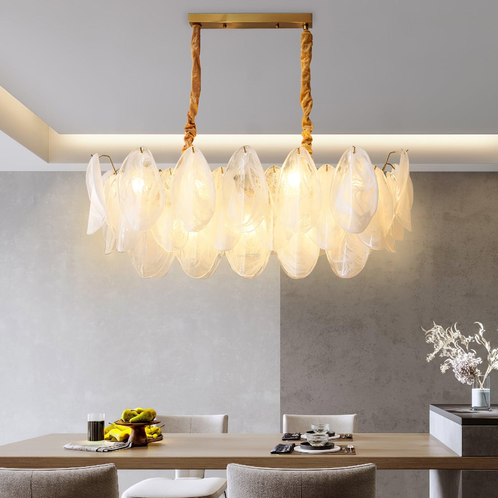 Multi Tier Cloud Glass Pendant - Cylinder-1-Luxehomezone