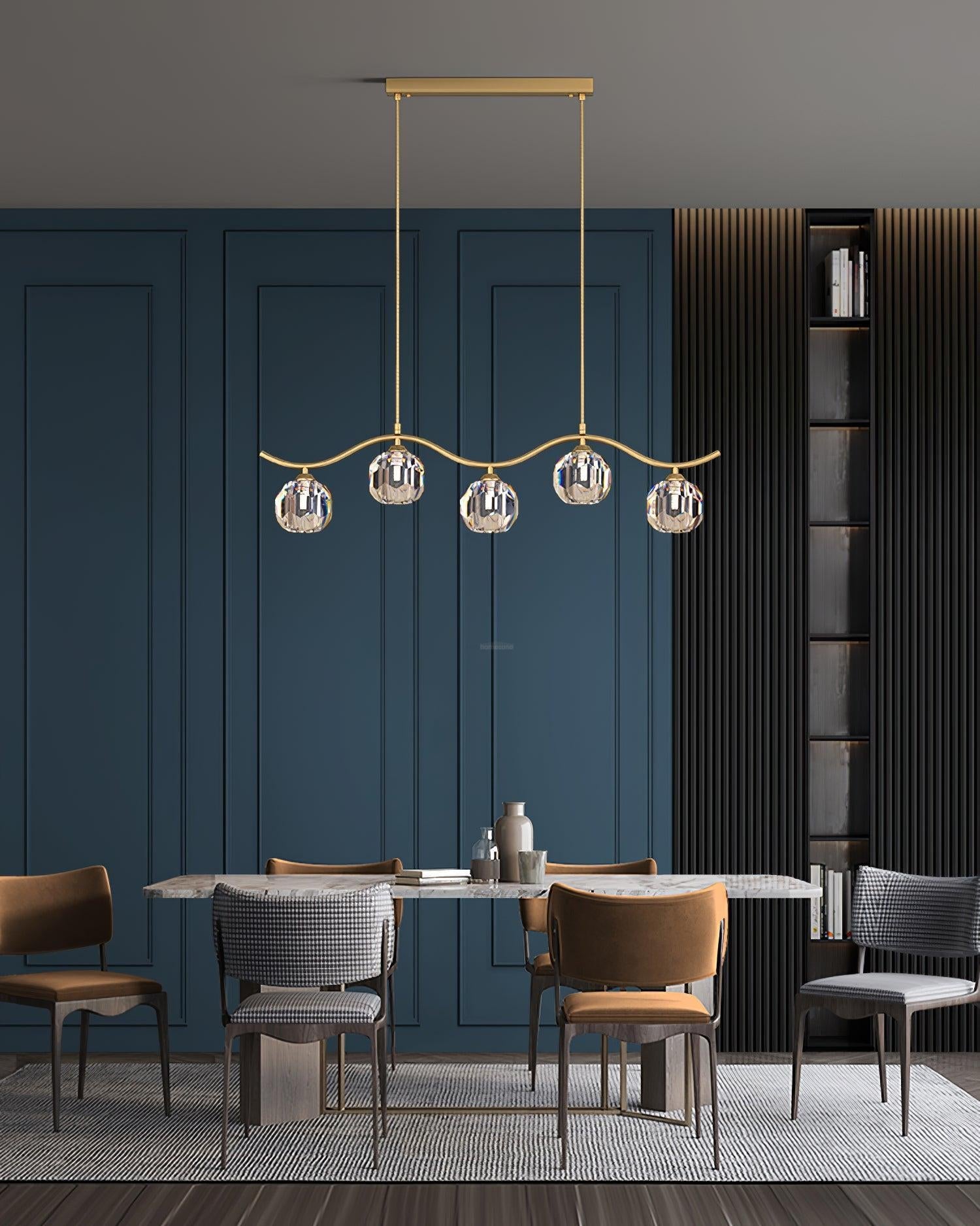 Eara Crystal Chandelier with 3/5/7 heads - Luxehomezone