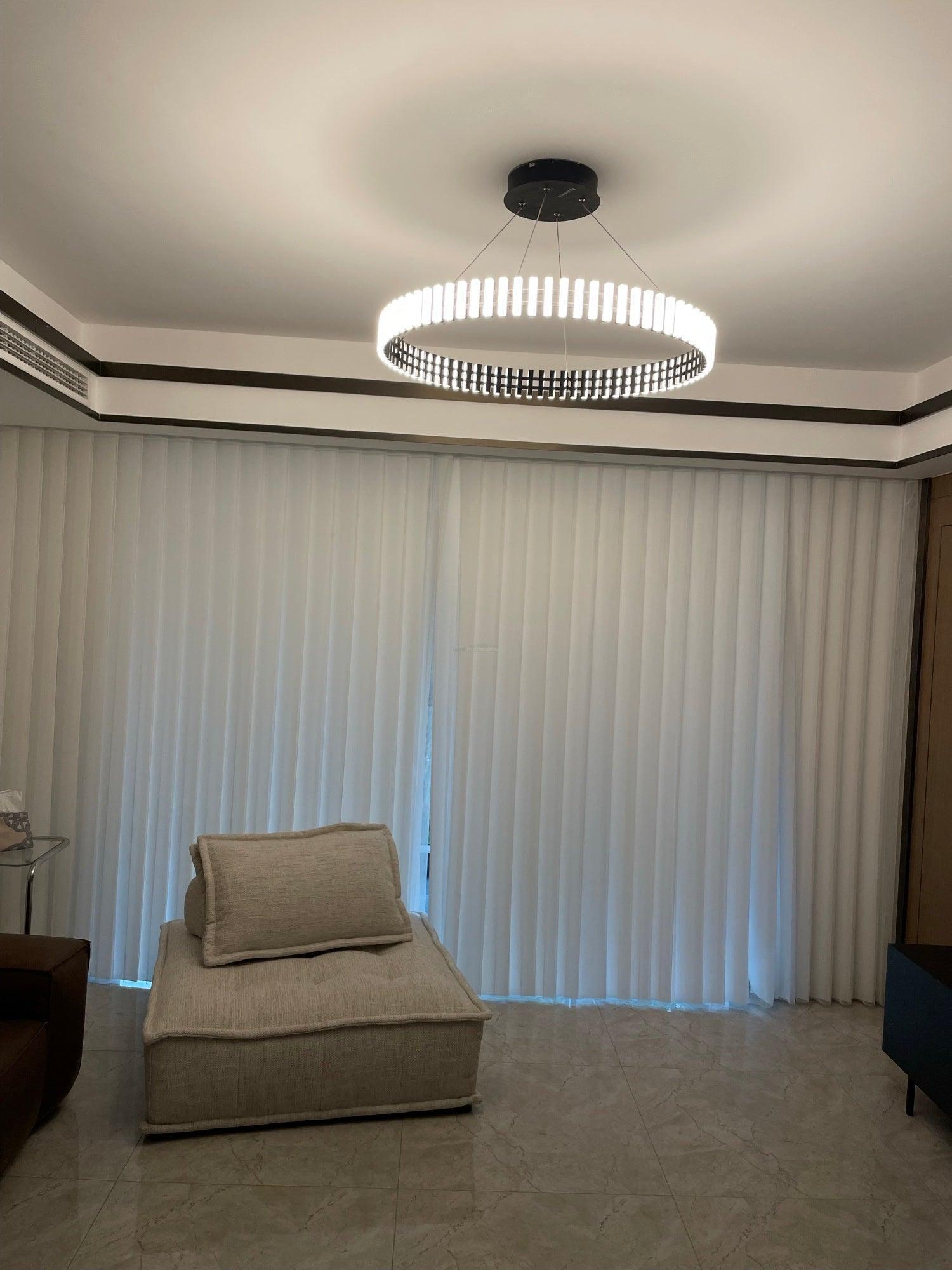Hanging LED Chandelier ∅ 15.7″ - ring-1-Luxehomezone