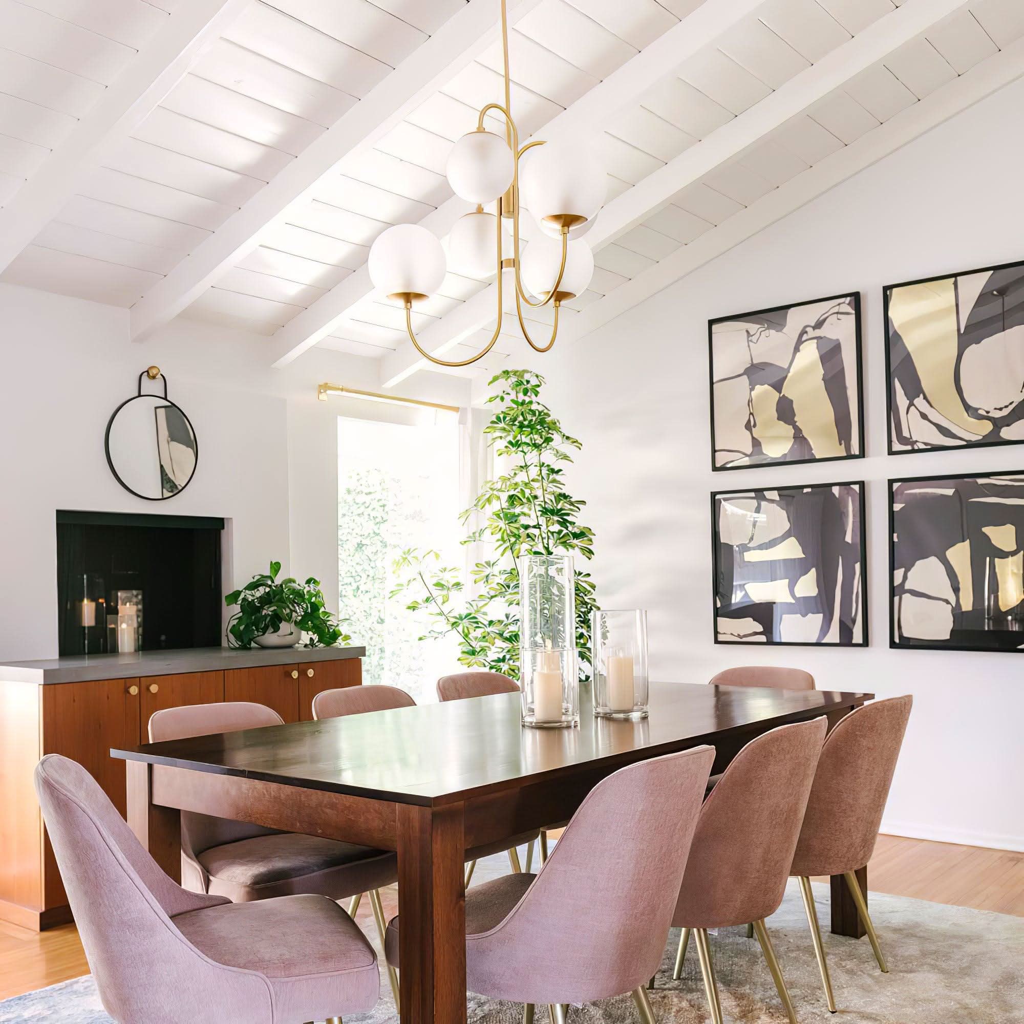 Gooseneck Chandelier ∅ 30″ - Luxehomezone