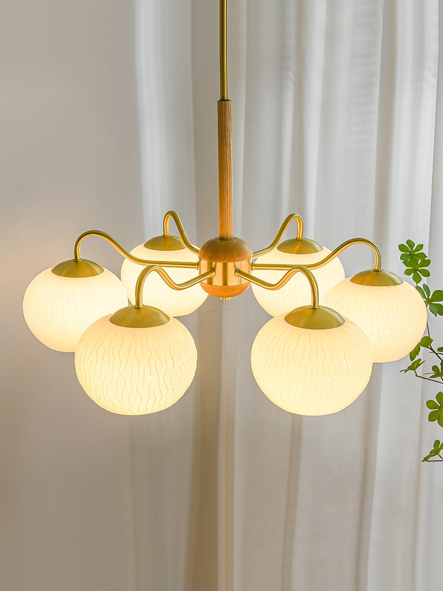 Hans Bergstrom Chandelier ∅ 22.8″ - Bend-1-Luxehomezone