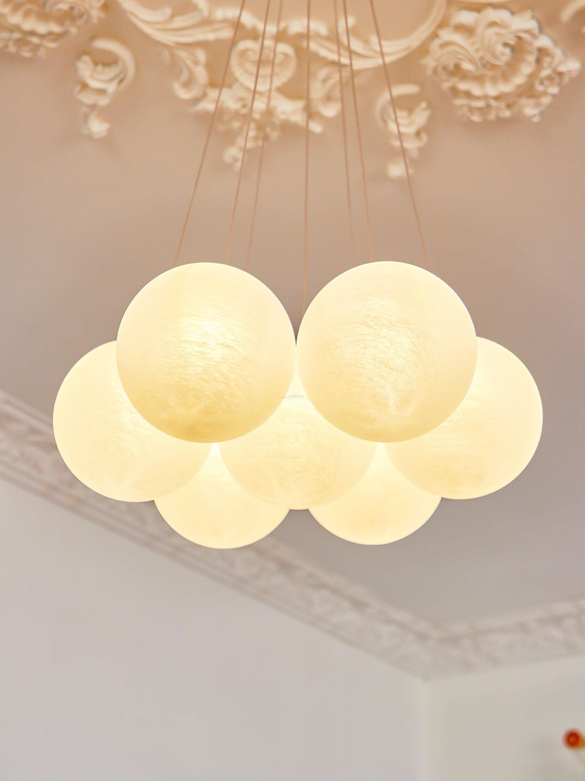 Glass Cluster Chandelier with 7/13/19 heads - Luxehomezone