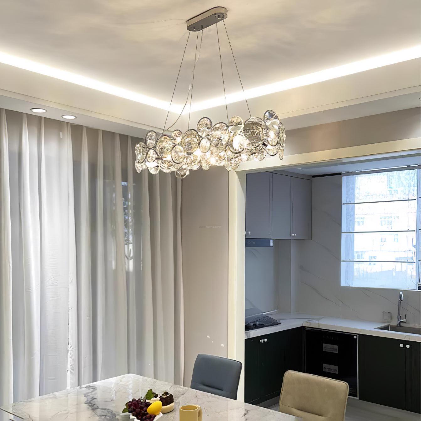 Chrome Crystal Chandelier - Crystals-1-Luxehomezone
