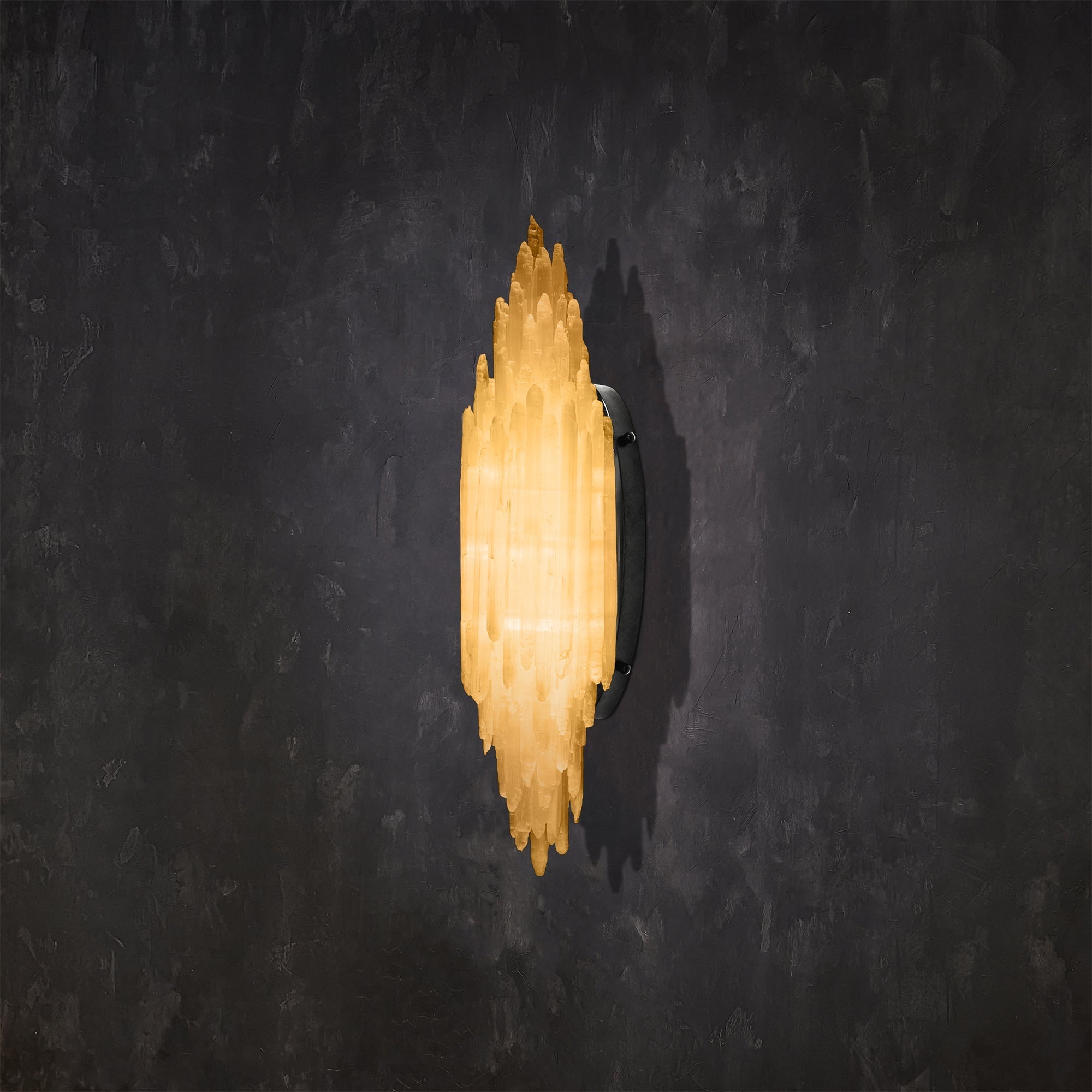 Art Selenite Wall Sconce - Living Room, Selenite Series, Wall Sconce- Wall Sconce1-Luxehomezone
