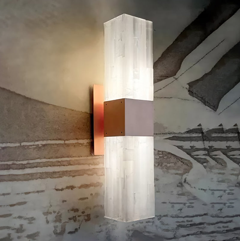 Mary Selenite Linear Wall Sconce