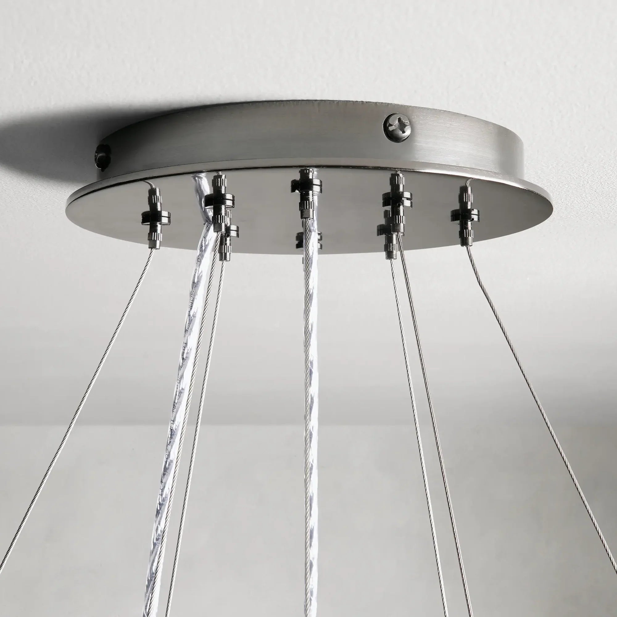 Art Glass Jeunet 2-Tier Round Chandelier - Best Sellers, Chandelier, Dinner Room, Foyer, Jeunet Series, Living Room- Chandelier1-Luxehomezone