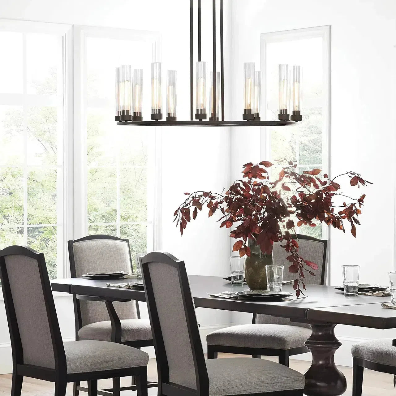 Andreas Round Chandelier 10/12 Light