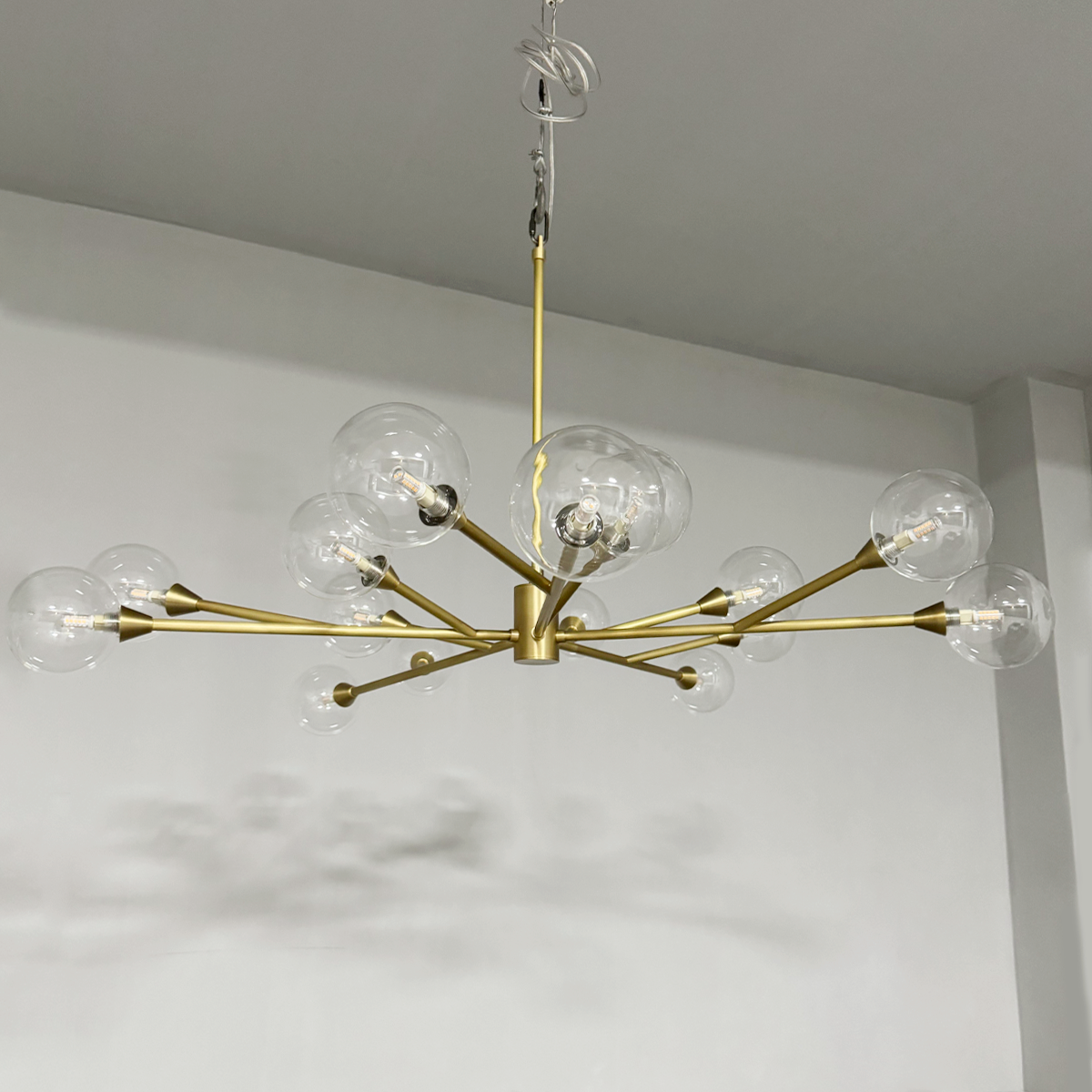 Moder Apollo Glass Ball Round Chandelier - 36¡å, All Products, Chandelier, Glass, Moder Apollo Series- Chandelier1-Luxehomezone