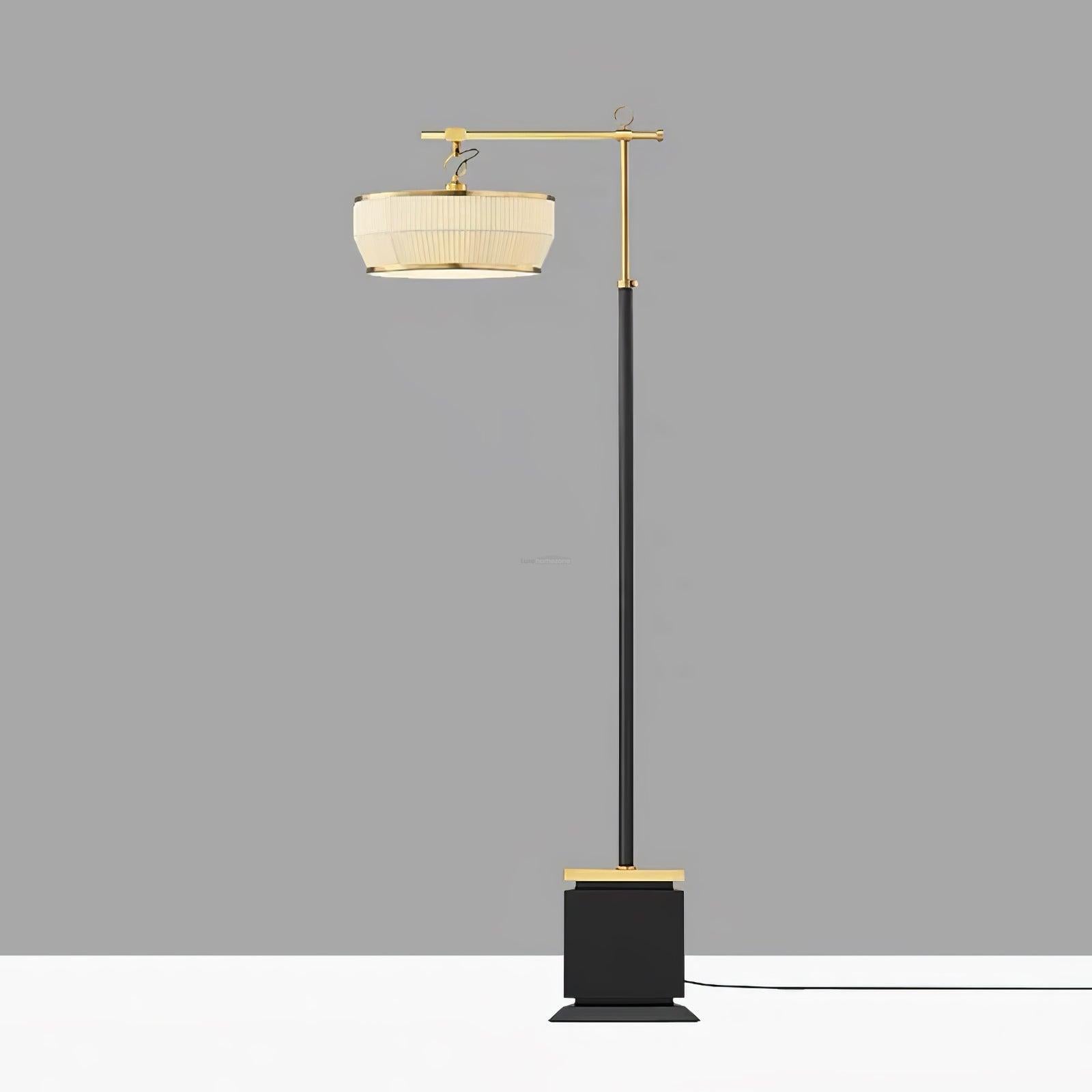 Hejun Fabric Floor Lamp W 24.4″ - Drapery-1-Luxehomezone