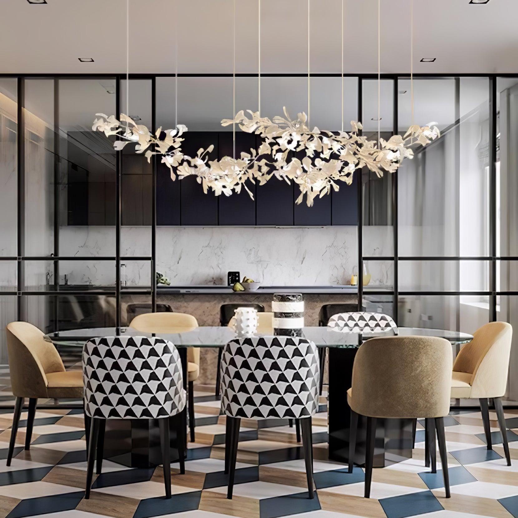 Gingko Chandelier with Double Layer Combination - Gingko, Gingko Chandelier-1-Luxehomezone