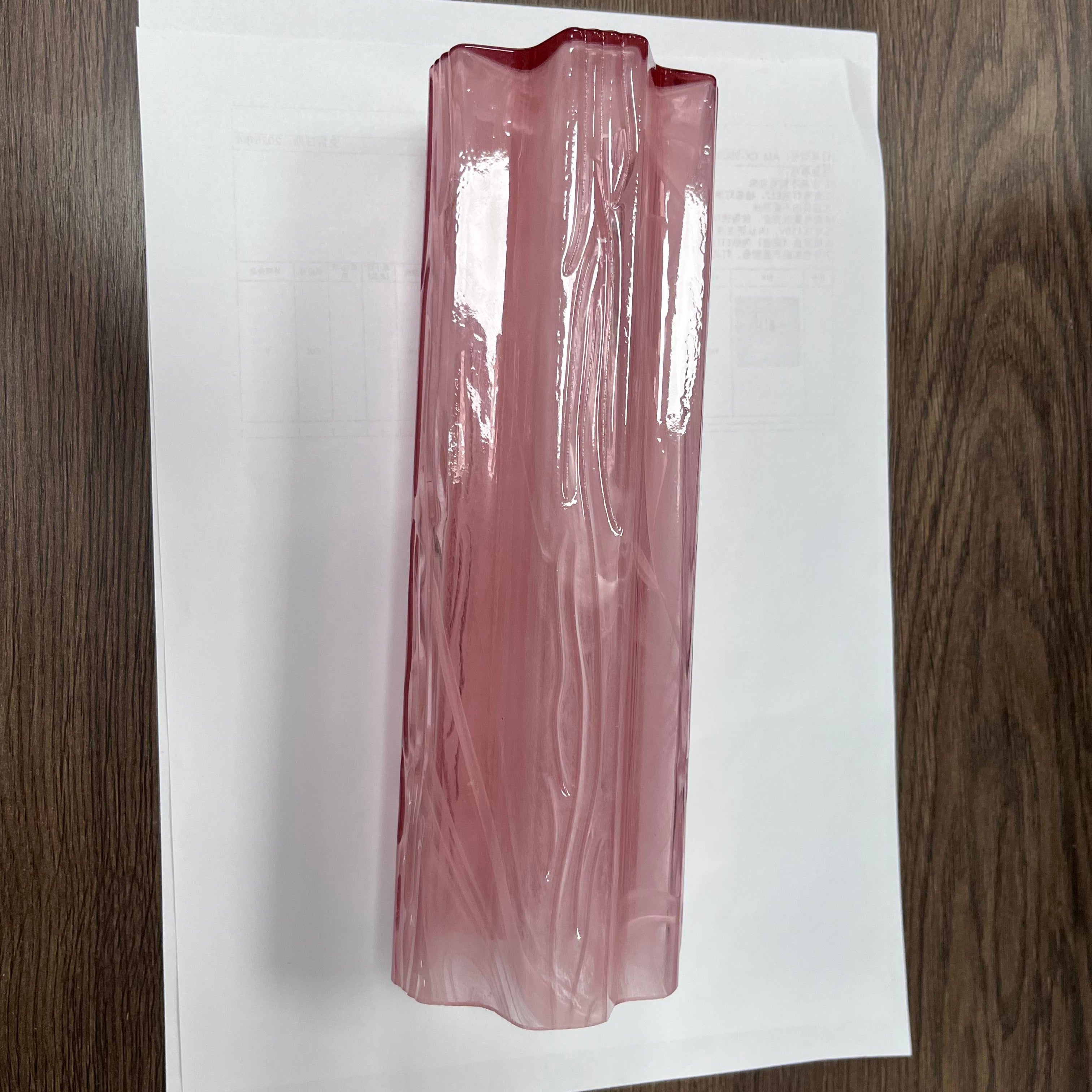 Tronchi Murano Chandelier – 48 tubes – Alabaster Pink
