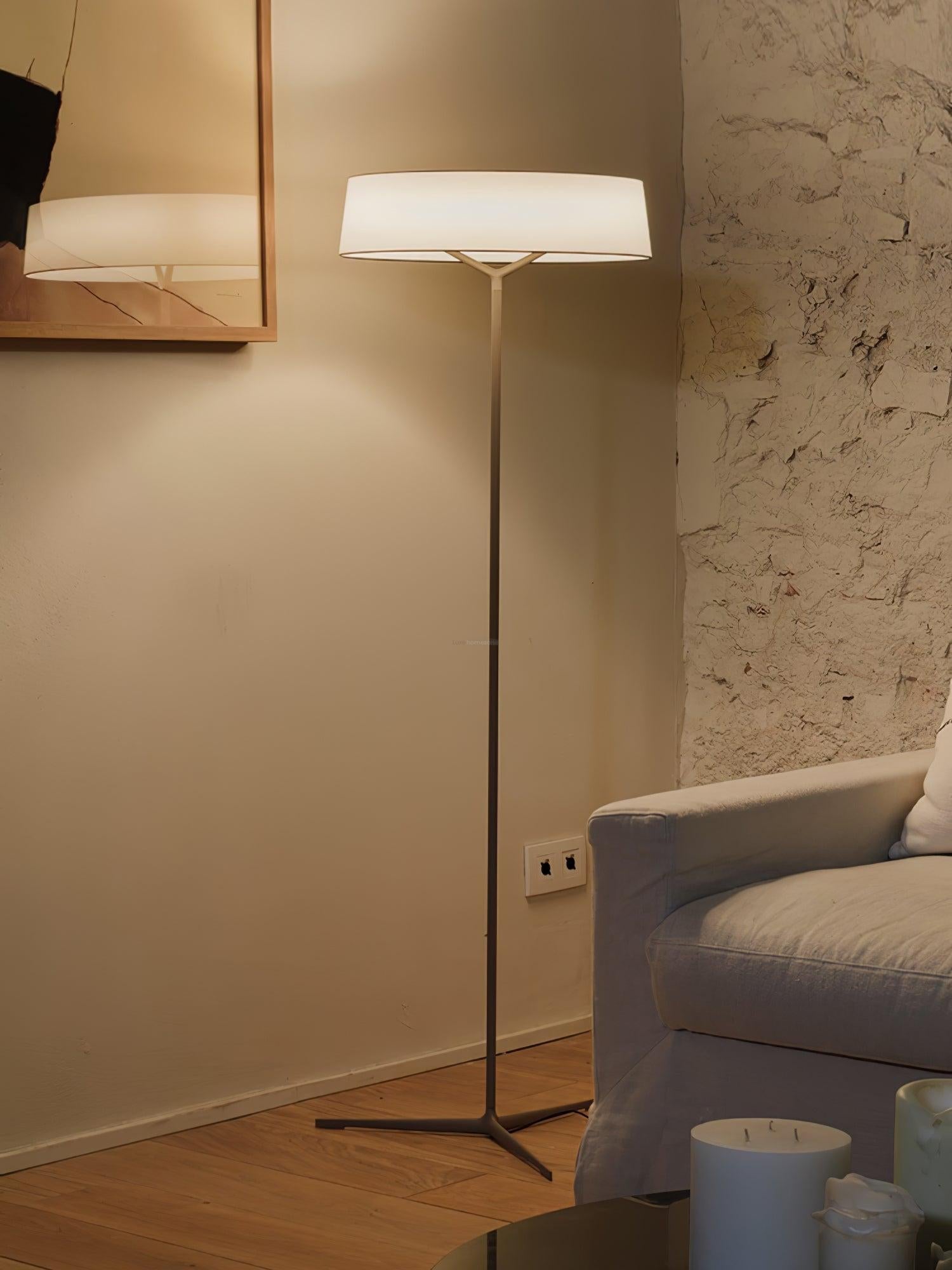 Paper Glow Round Floor Lamp - Paper-1-Luxehomezone