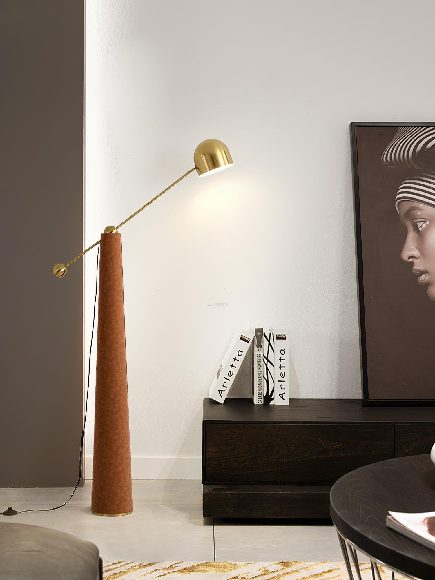 Metronome Floor Lamp ∅ 41.3″ - Flexible-1-Luxehomezone
