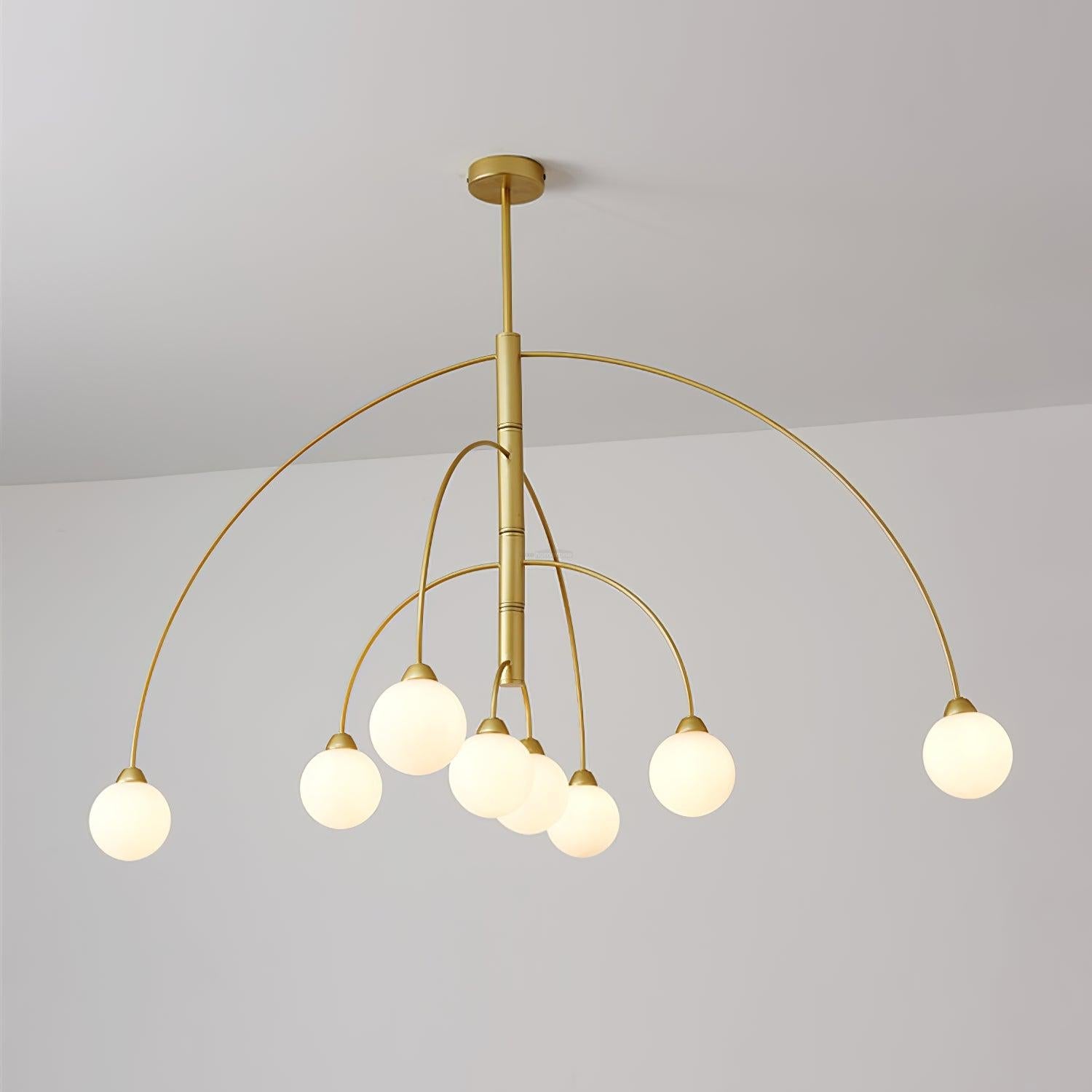 Prescott Chandelier with 4/6/8 heads - Bend, Marshmallow Chandelier-1-Luxehomezone