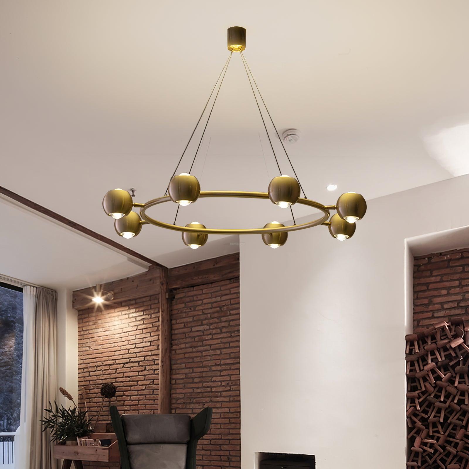 Callisto Chandelier ∅ 21.7″ - Marshmallow-1-Luxehomezone