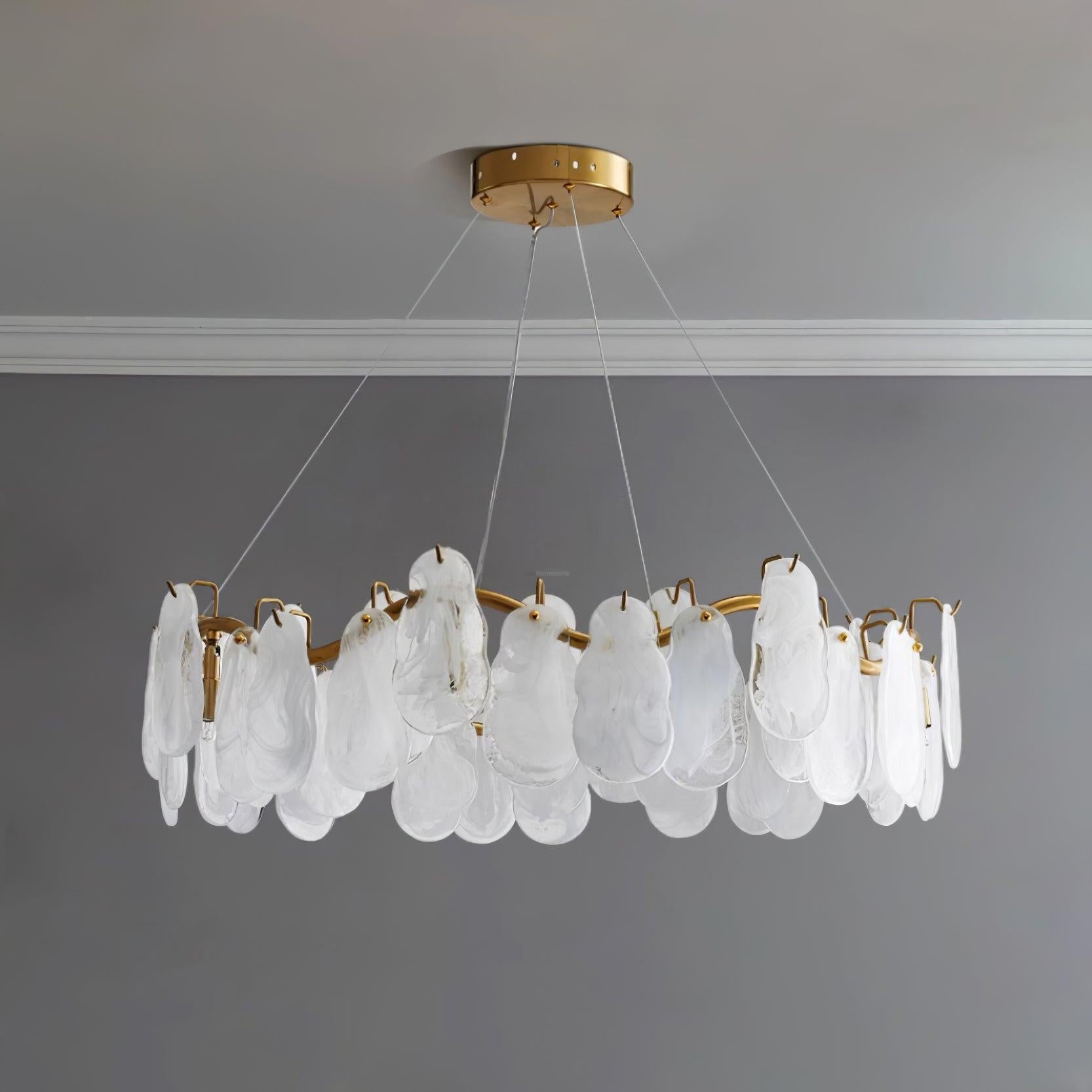 Mahina Cloud Round/Linear Chandelier - Cylinder-1-Luxehomezone