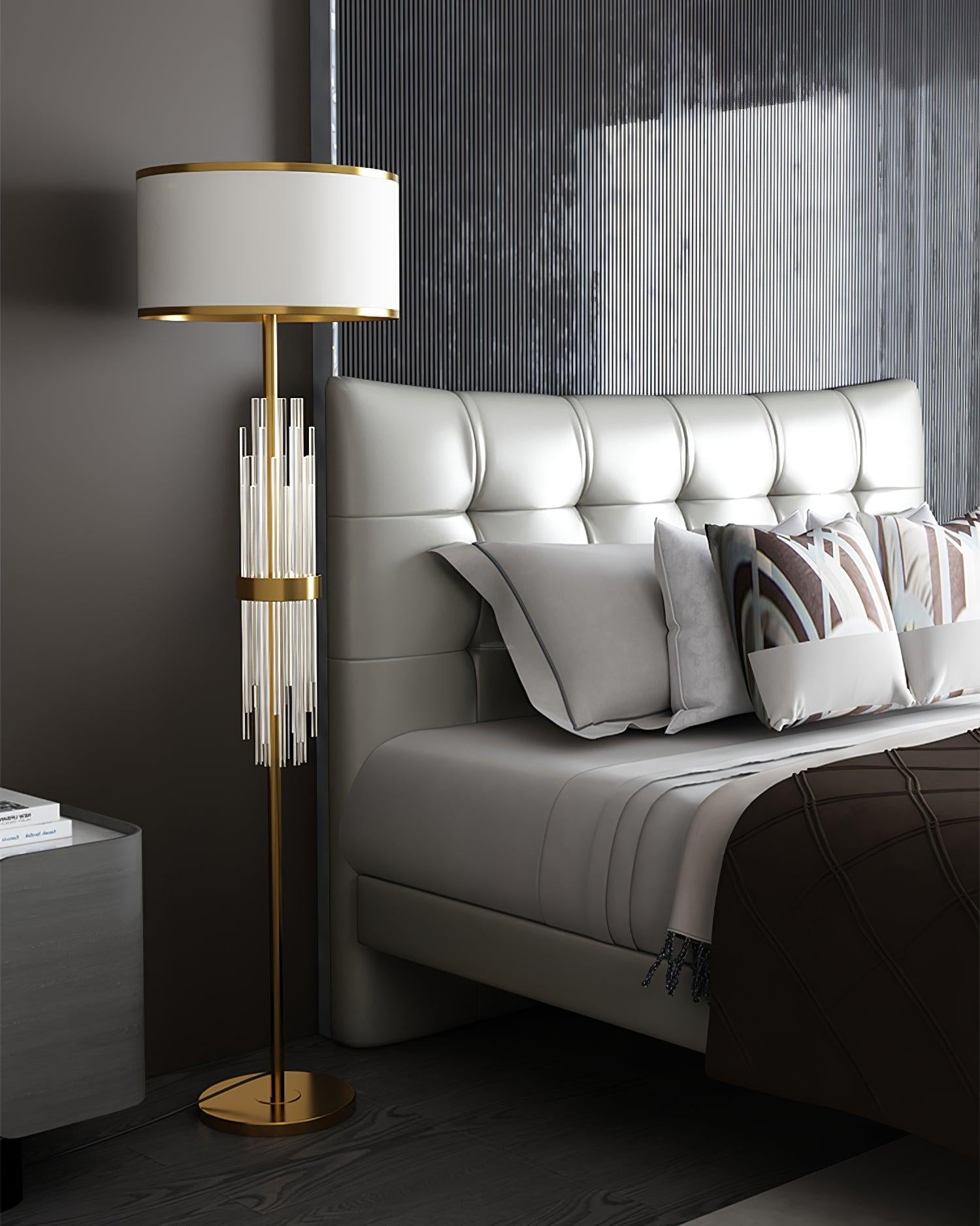 Alston Floor Lamp  ∅ 13.8″ - Geometry-1-Luxehomezone