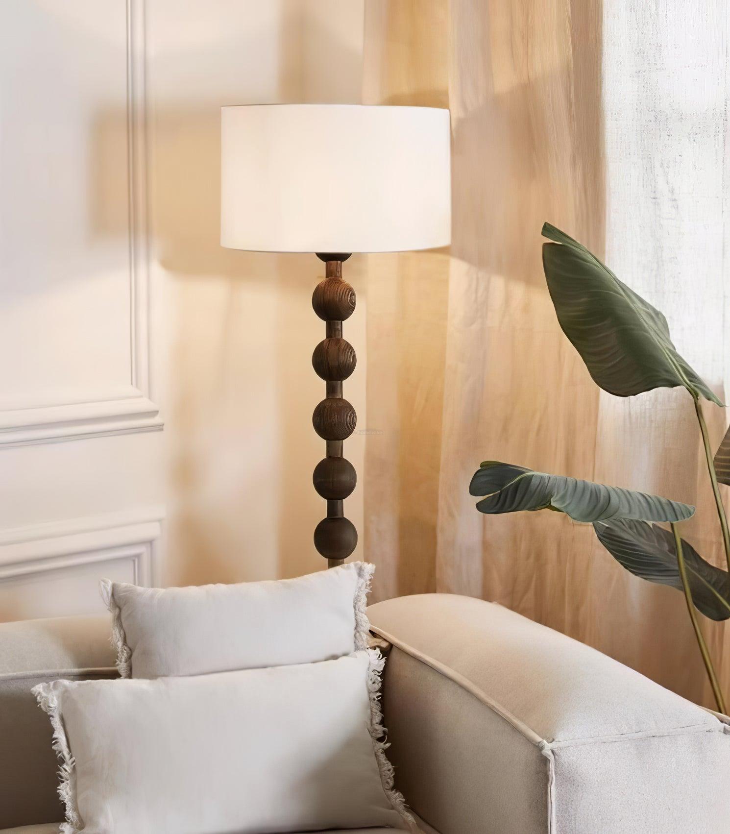 Hugo Barbell Floor Lamp  ∅ 15.7″ - Luxehomezone