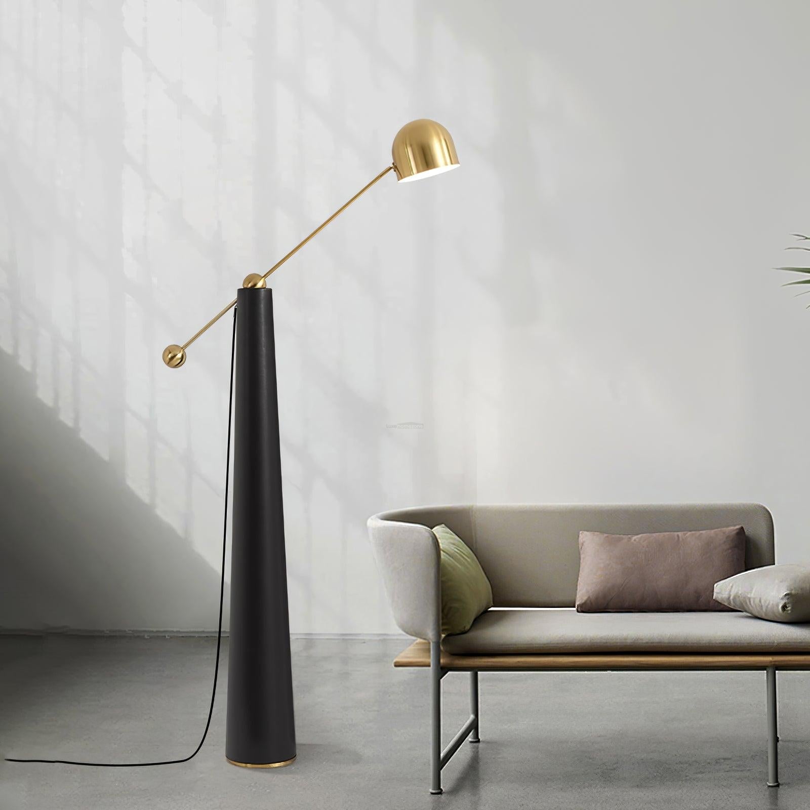 Metronome Floor Lamp ∅ 41.3″ - Flexible-1-Luxehomezone