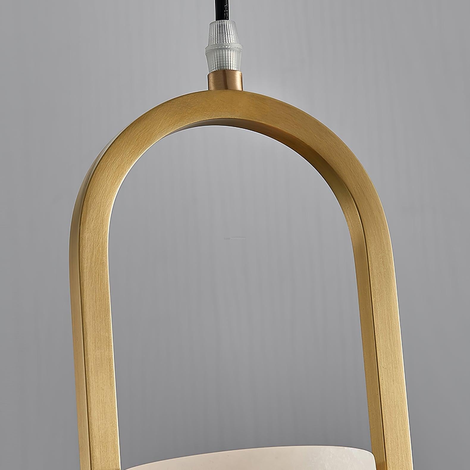 Melange Alabaster  Small Pendant Light - Alabaster, Alabaster Pendant-1-Luxehomezone