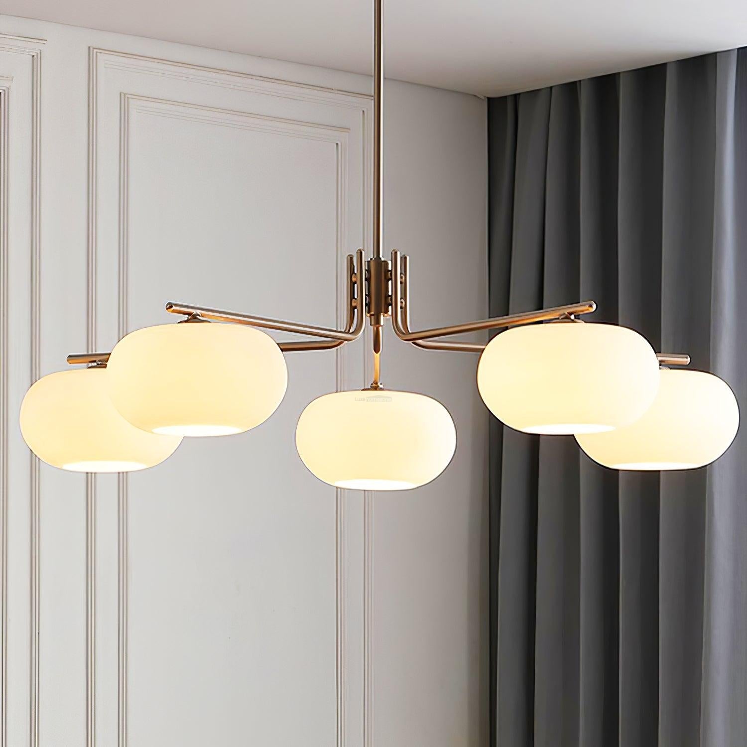 Barndon Round Chandelier - Bend-1-Luxehomezone