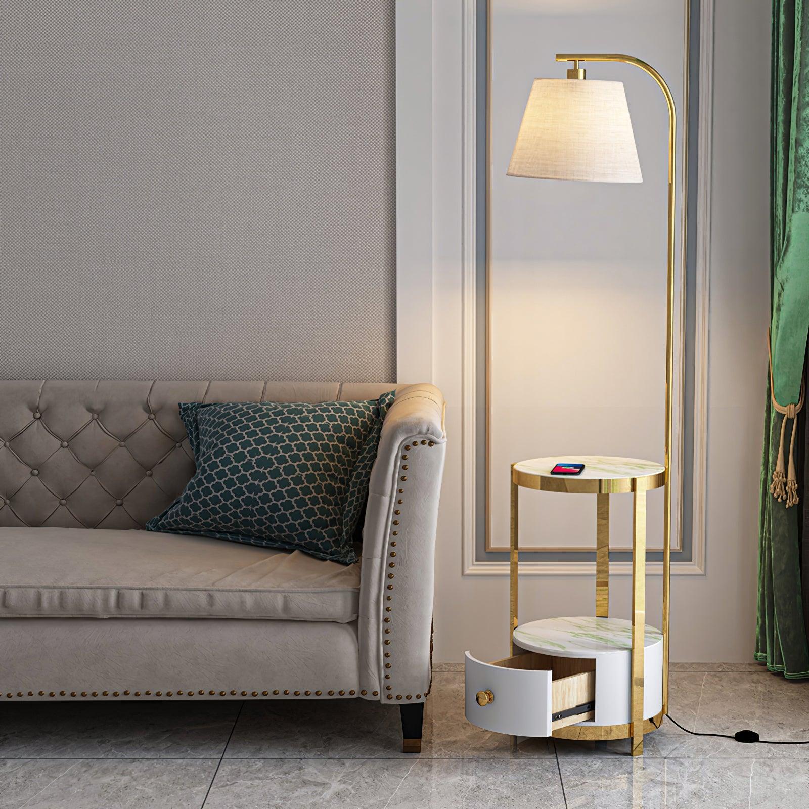 Lilah Floor Lamp ∅ 13.8″ - Luxehomezone