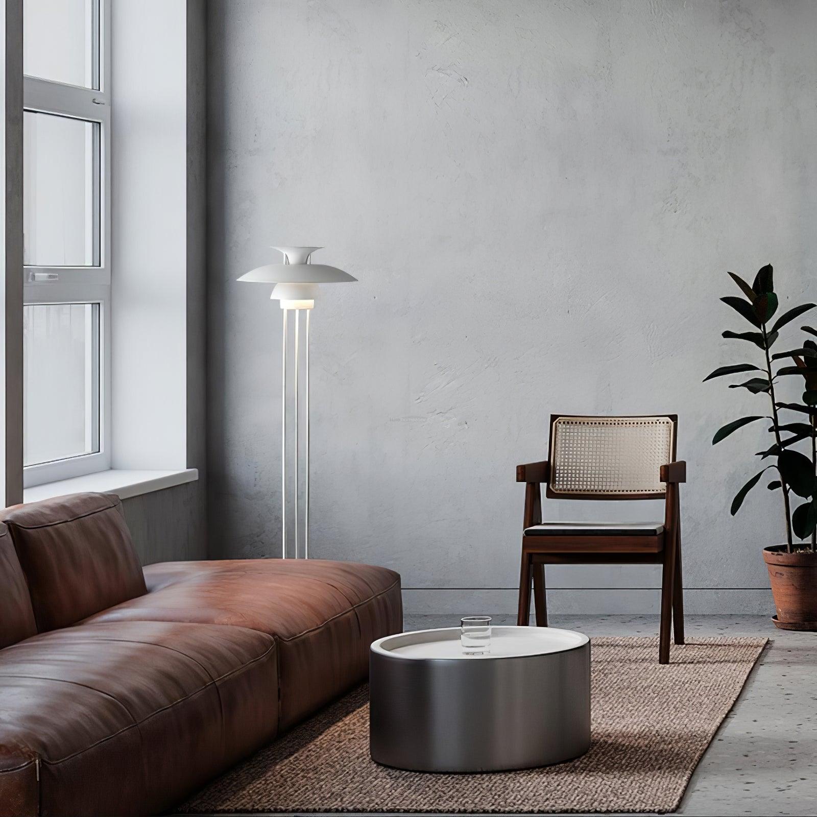 Henningsen Floor Lamp  ∅ 18.1″ - Geometry-1-Luxehomezone
