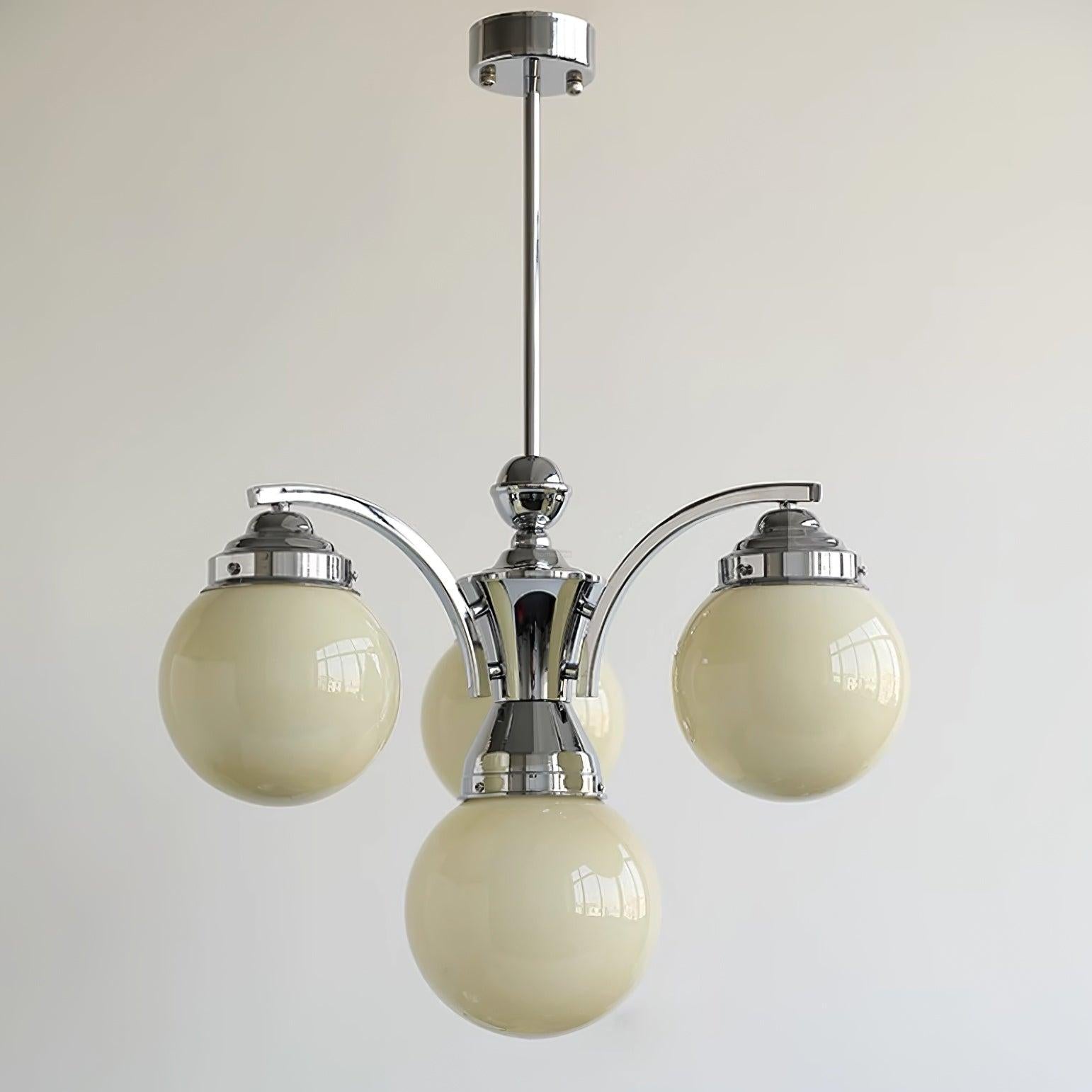 Pink Salamanca Chandelier with 4/6 heads - Glass Chandelier, Persimmon-1-Luxehomezone
