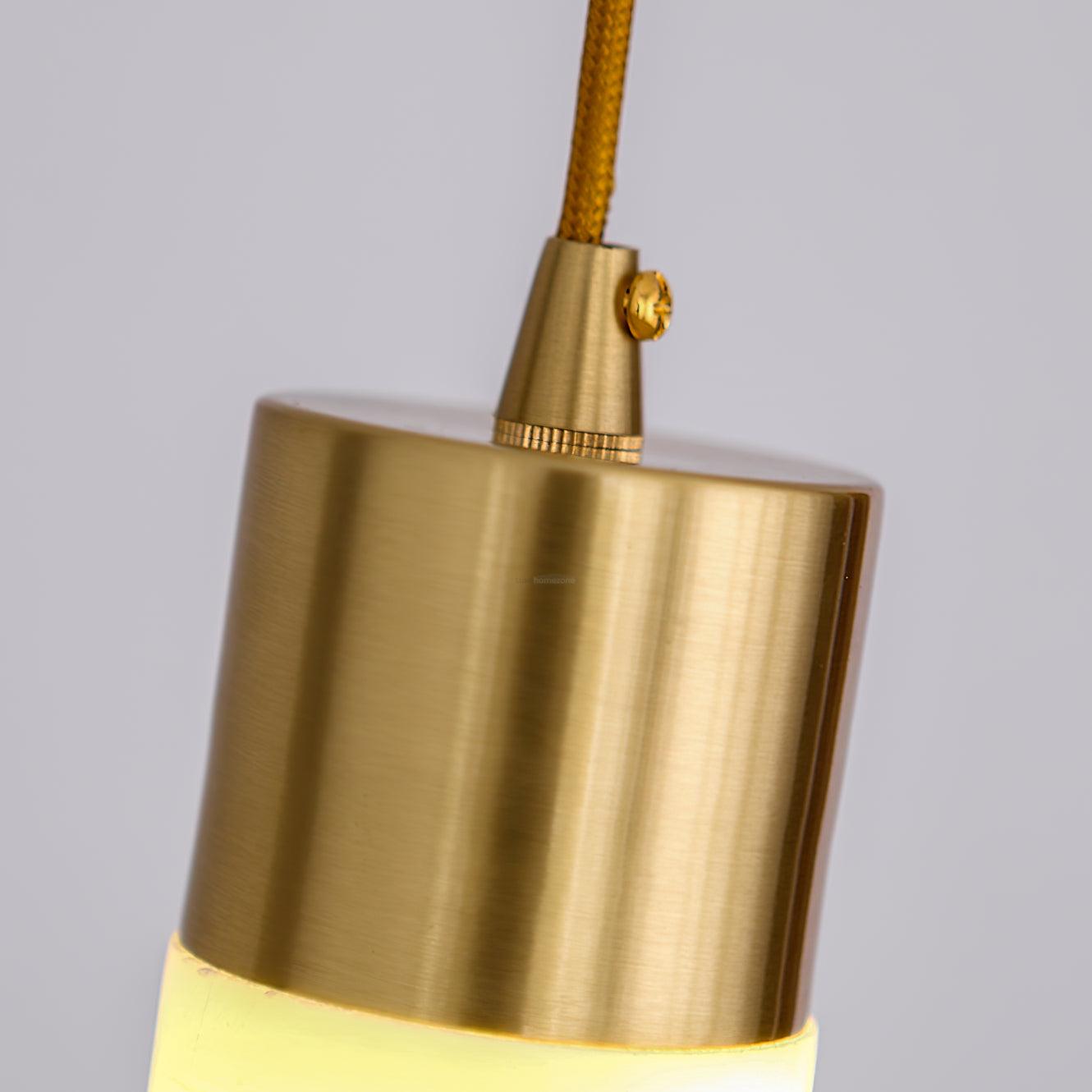 Tala Brass Alabaster Pendant Light - Alabaster, Alabaster Pendant-1-Luxehomezone