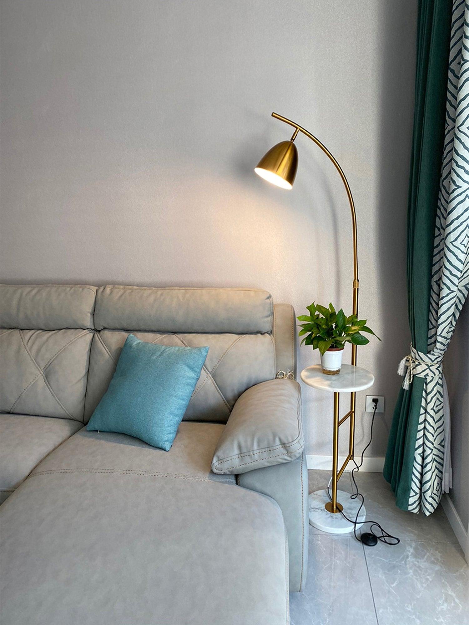Rani Floor Lamp W 13.8″ - Bent-1-Luxehomezone