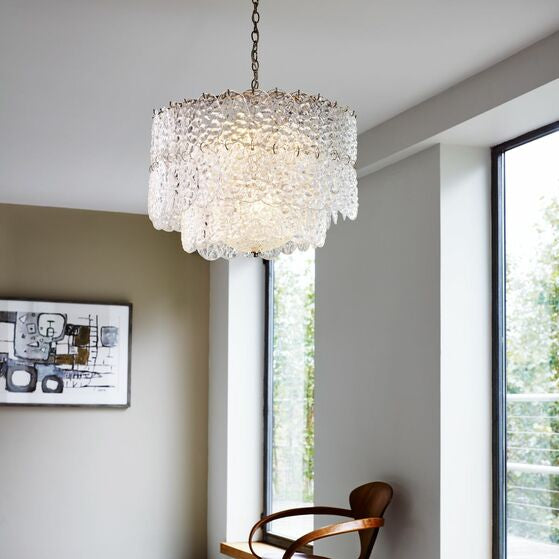 Valere Glass Round Chandelier