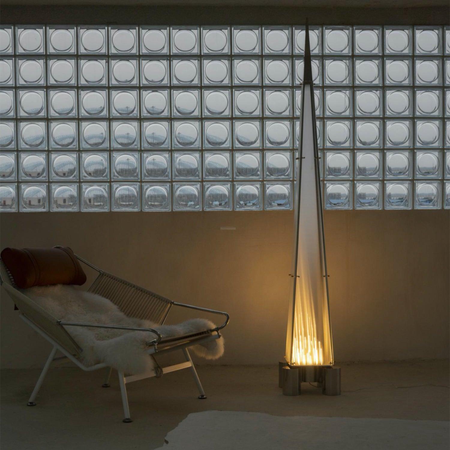 Fragment Floor Lamp  ∅ 12.5″ - Pillar-1-Luxehomezone