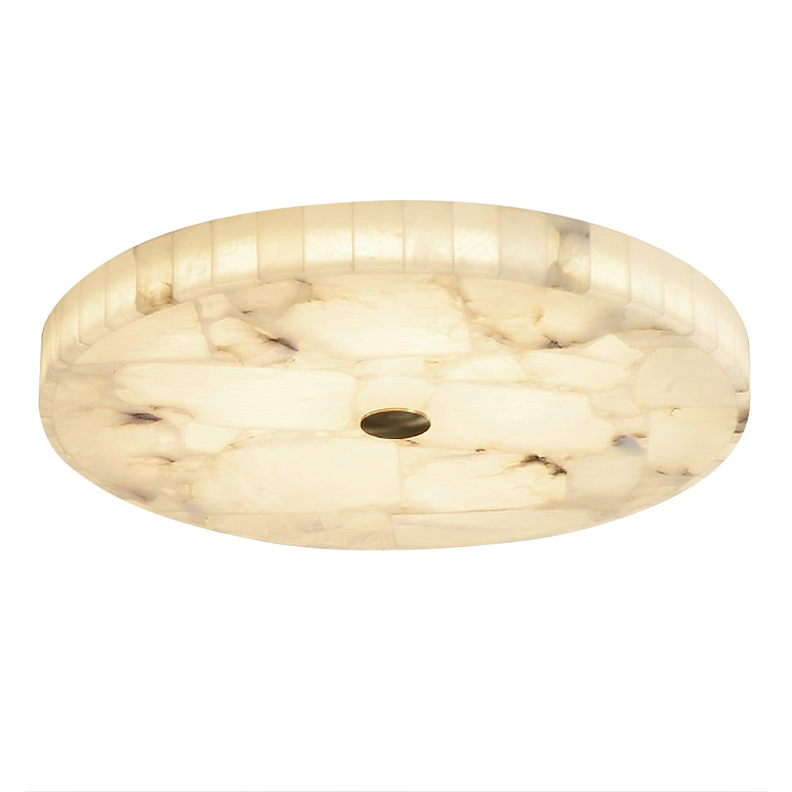 Round Alabaster Ceiling Lamp - Alabaster-1-Luxehomezone