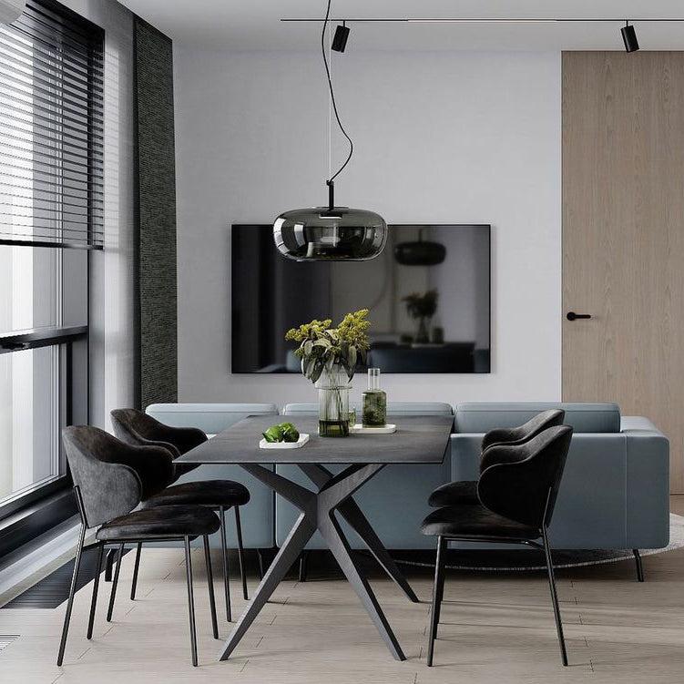 Doppelte Pendant - Art Glass-1-Luxehomezone