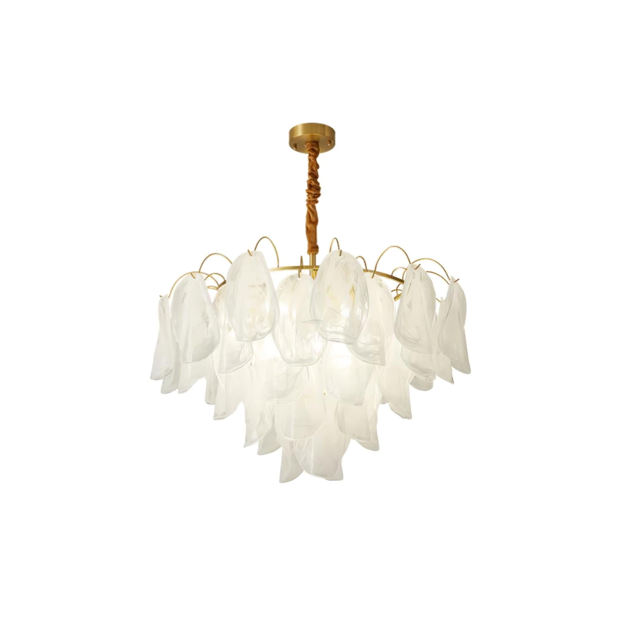 Multi Tier Cloud Glass Pendant - Cylinder-1-Luxehomezone