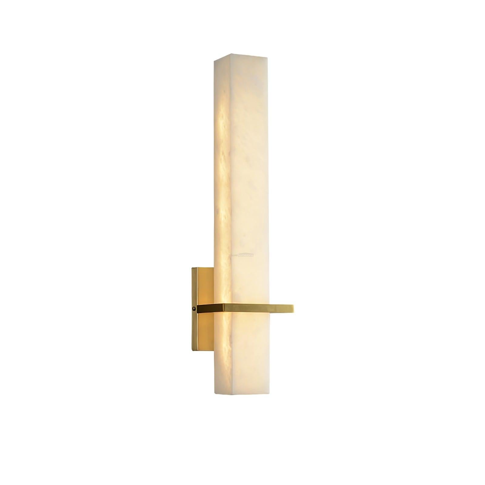 Milan Alabaster Wall Sconce Style A - Alabaster, Alabaster Wall Lamp-1-Luxehomezone