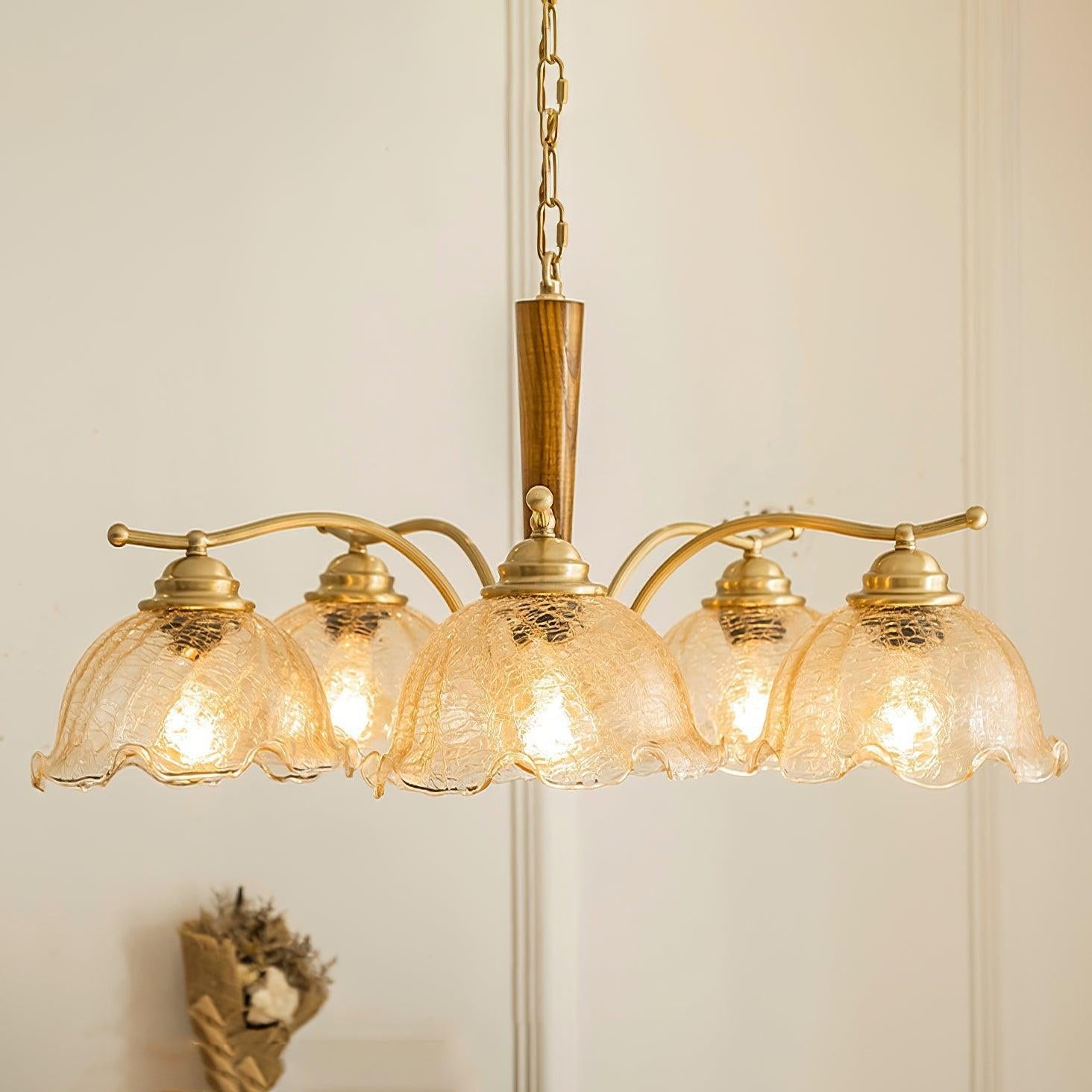 Crack Flower Chandelier ∅ 11.8″ - Luxehomezone