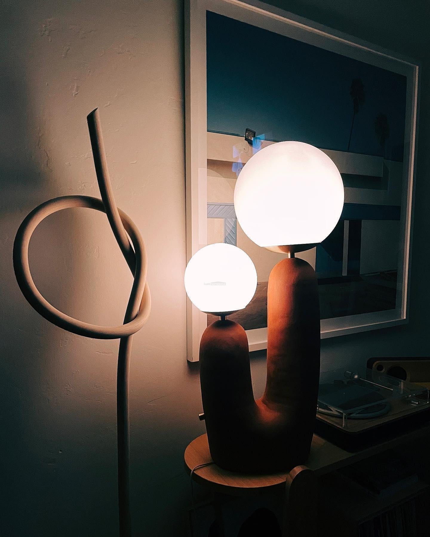 Oo Ceramics Table Lamp ∅ 22.4″ - Candy-1-Luxehomezone