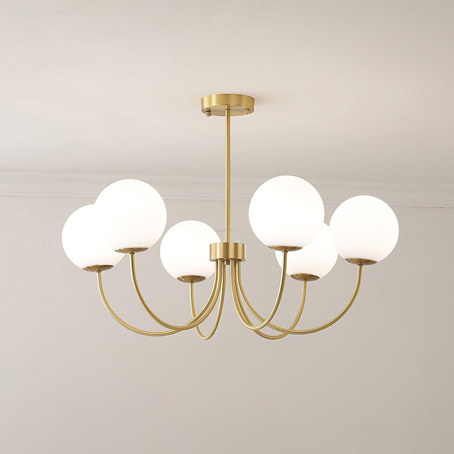 Orillia Chandelier with 6/8 heads - Bend, Marshmallow Chandelier-1-Luxehomezone