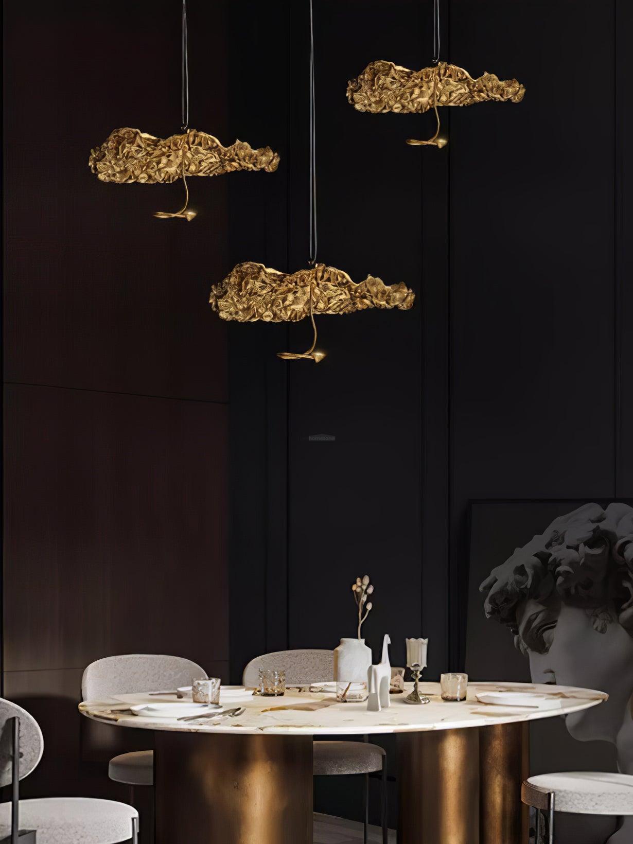 Brass Aviary Constellation Chandelier with 1/3/6/10/17/22 heads - Helia-1-Luxehomezone