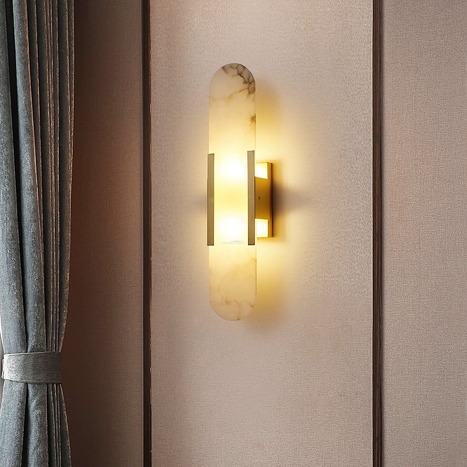 Melange Alabaster Wall Lamp - Luxehomezone