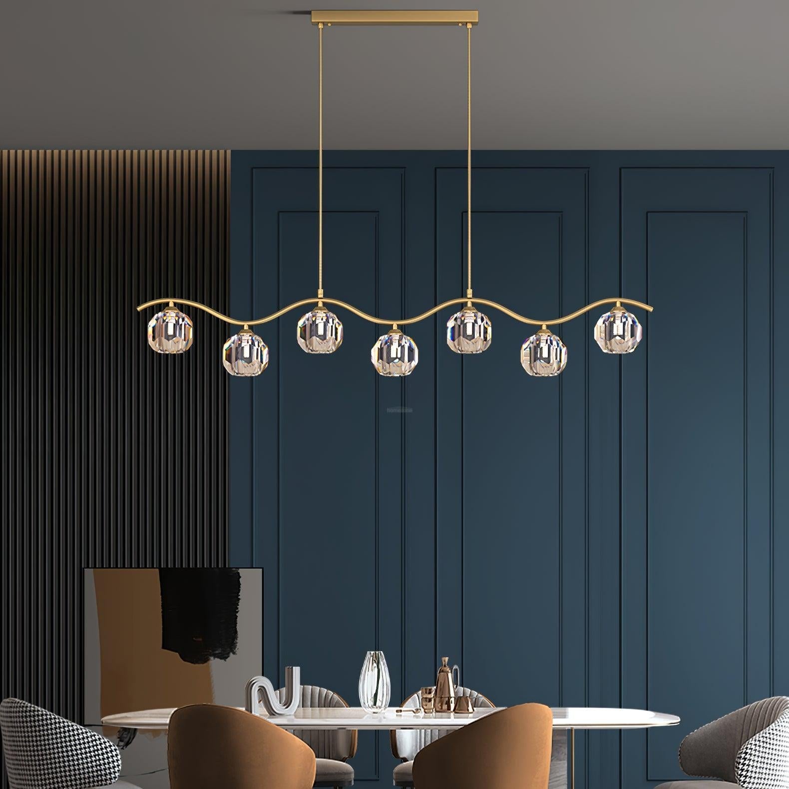 Eara Crystal Chandelier with 3/5/7 heads - Luxehomezone