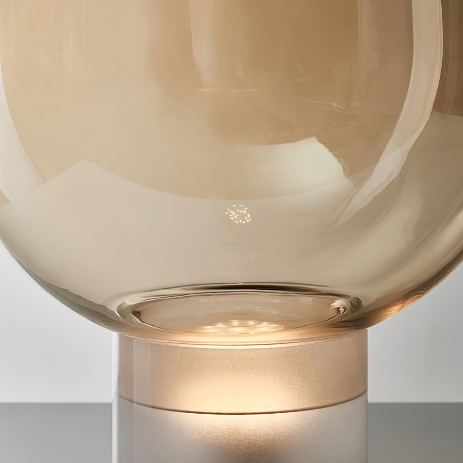 Aella Table Lamp  ∅ 12.5″ ∅ 14.9″ - Art Glass-1-Luxehomezone