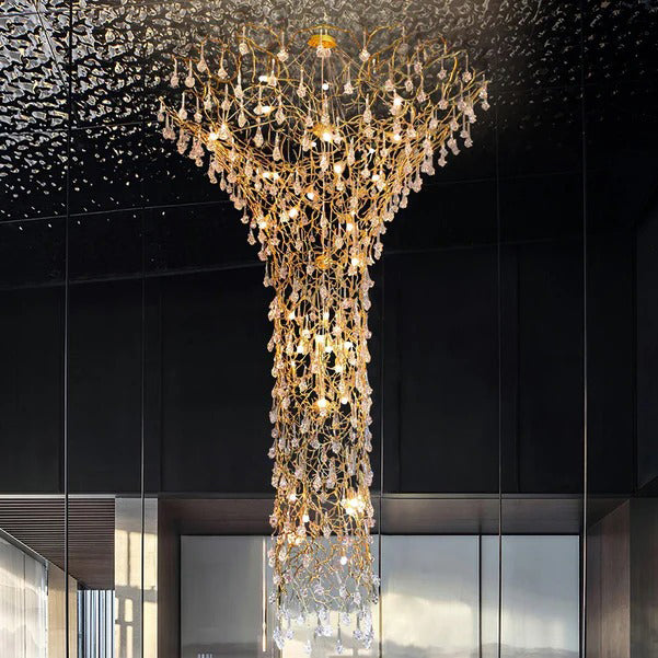 Solara Round Chandelier 59" Tree Branch