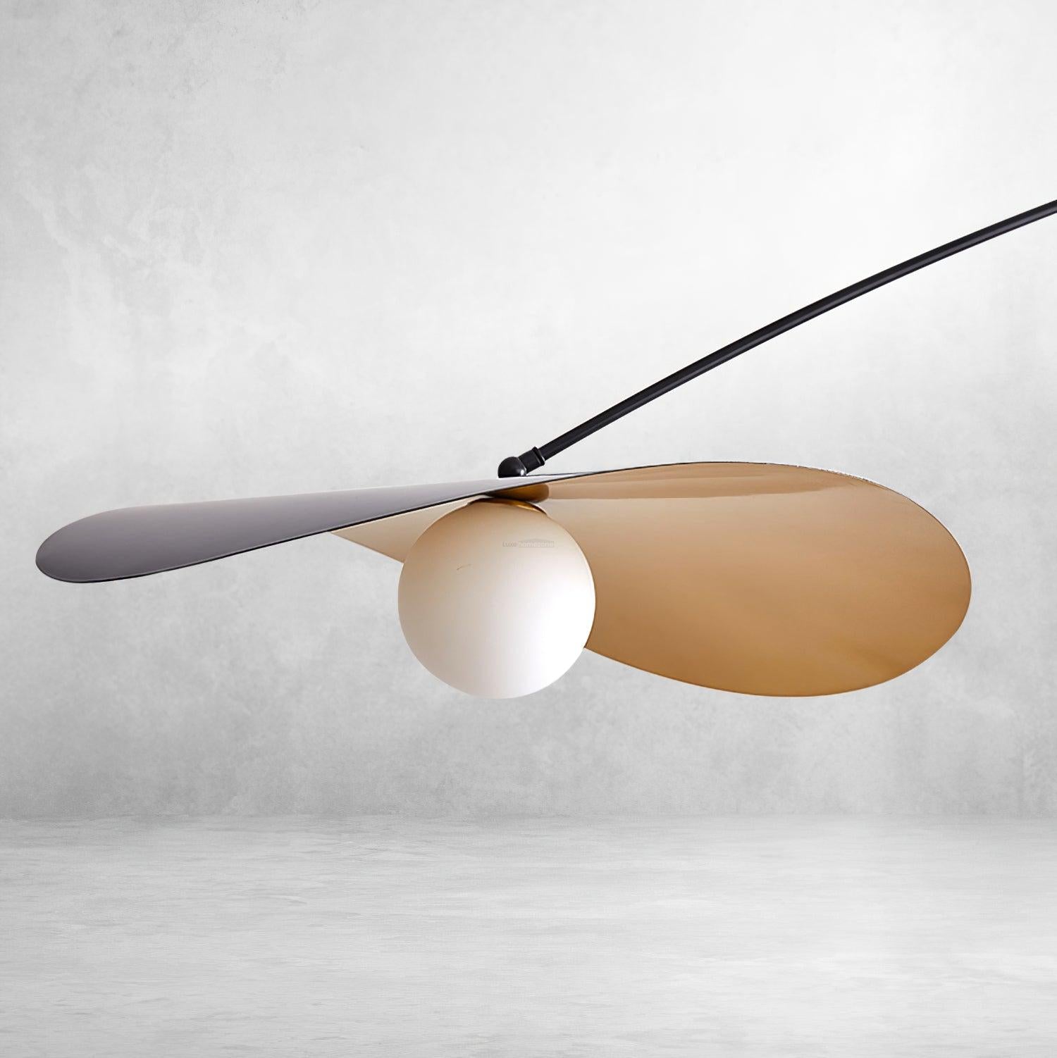 Alonso Floor Lamp  ∅ 6.6″ - Bent-1-Luxehomezone