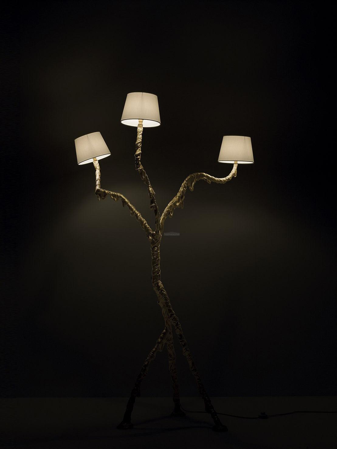 Ines Floor Lamp ∅ 31.5″ - Drapery-1-Luxehomezone