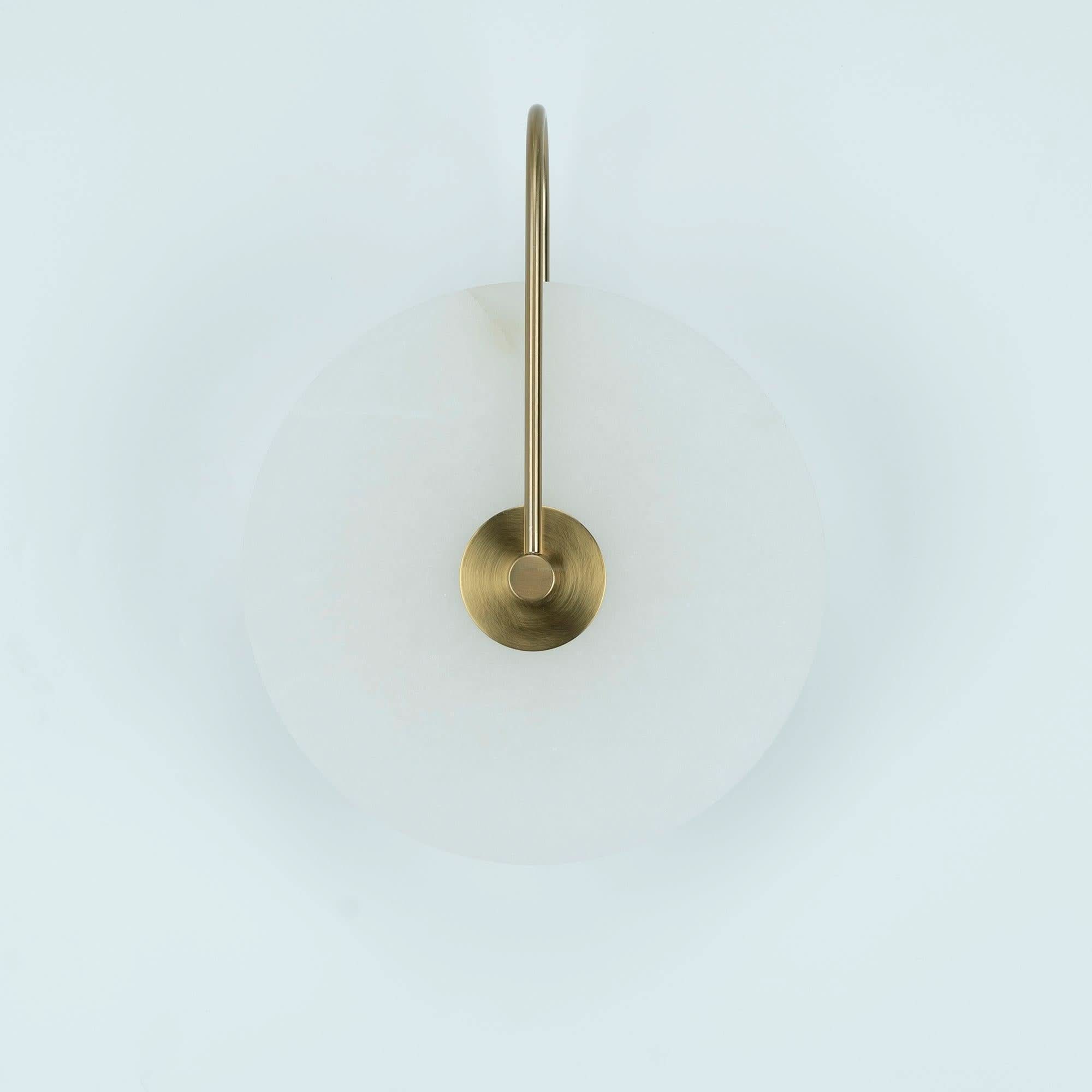 Alabaster LED Wall Lamp 6''/8''/10''/12'' - Luxehomezone