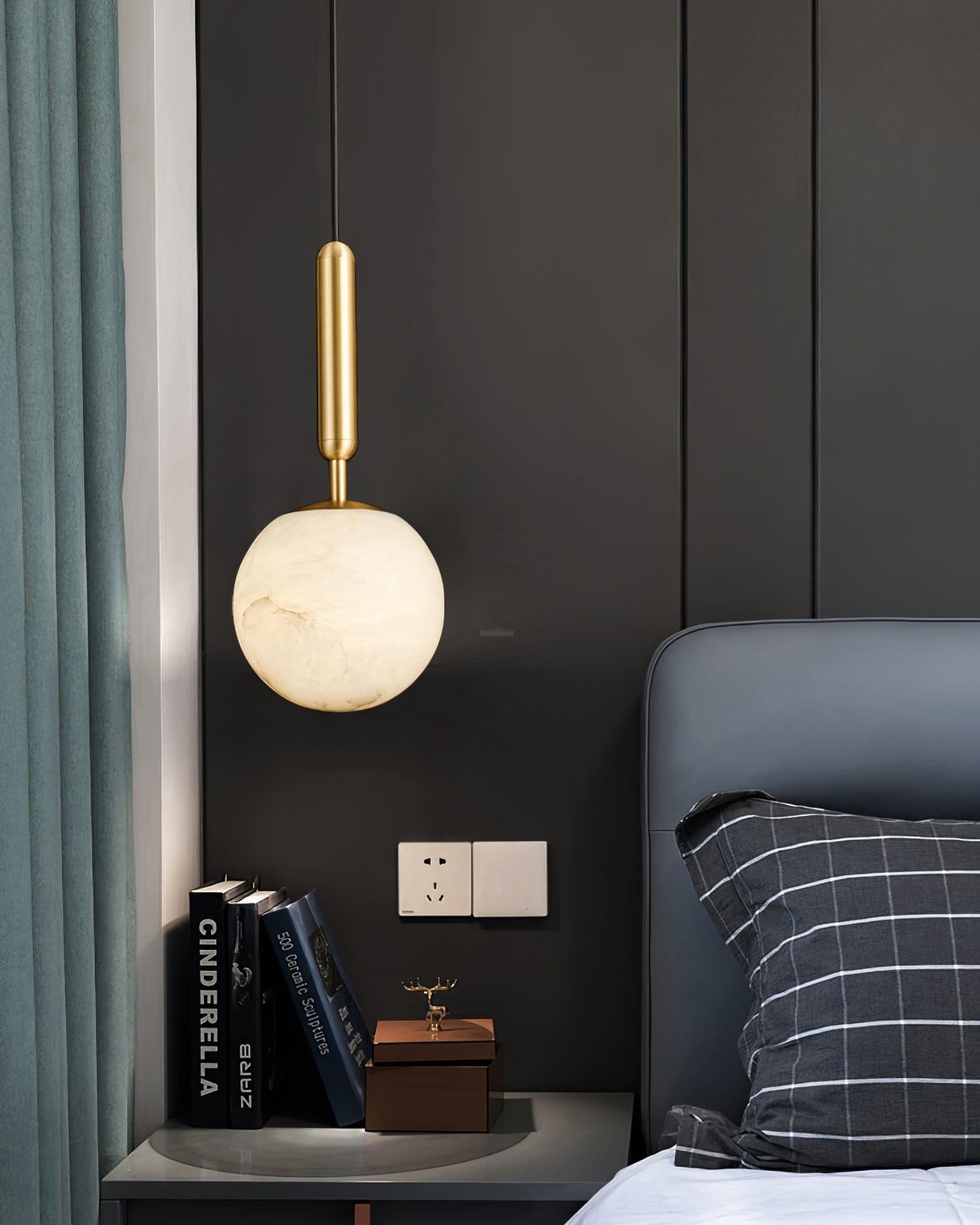 Bosso Alabaster Pendant Light - Alabaster, Alabaster Pendant-1-Luxehomezone